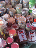 Spices on the Green Saffron stall