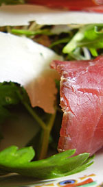 Jack McCarthy's air-dried beef in a simple salad