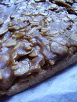 (Rather oddly coloured) Butterscotch Almond Shortbread