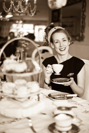 Sandra Dunlea of Miss Courtney's Tearooms