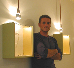 Mussel farmer and goldsmith Paul Kelly in his studio